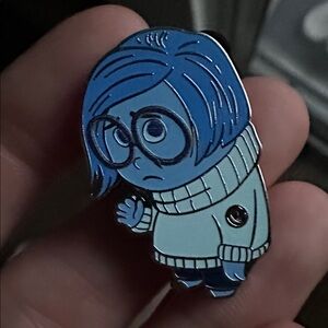 Authentic Disney Sadness Pin - from Blue Character Collection